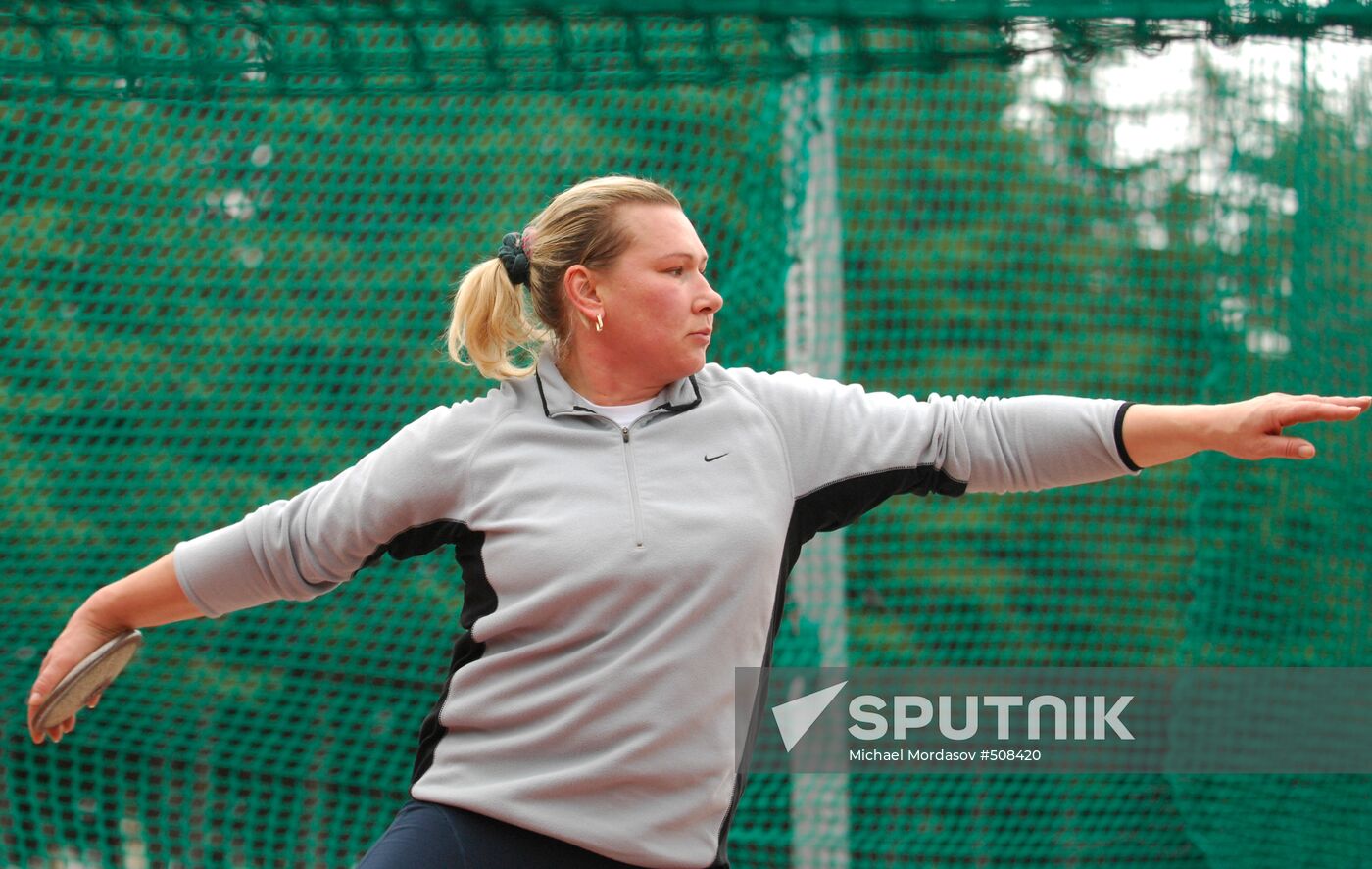 2004 Olympics winning discus thrower Natalya Sadova