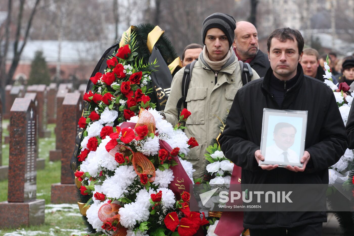 Funeral of Sergei Magnitsky at Preobrazhenskoye Cemetery
