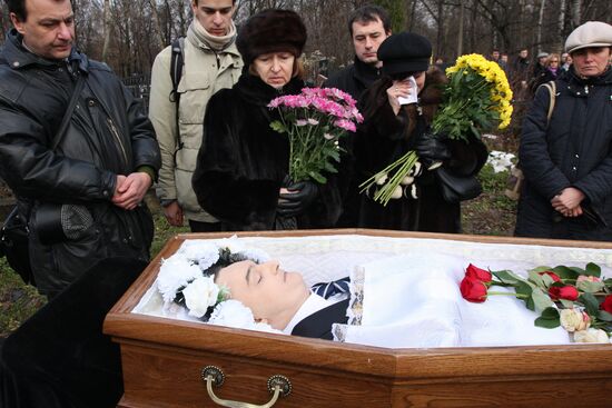Funeral of Sergei Magnitsky at Preobrazhenskoye Cemetery