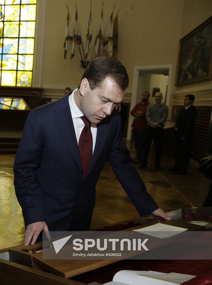 Dmitry Medvedev visits St. Petersburg