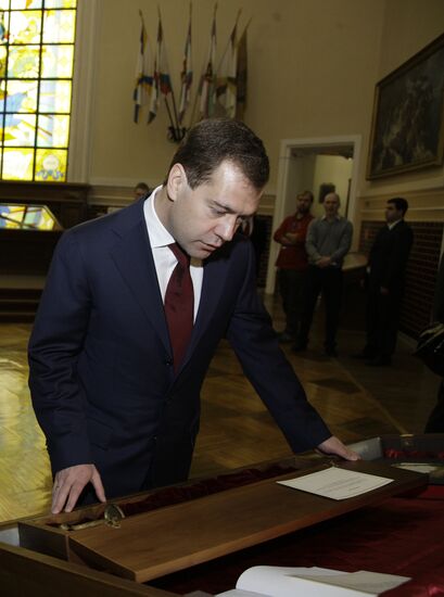 Dmitry Medvedev visits St. Petersburg