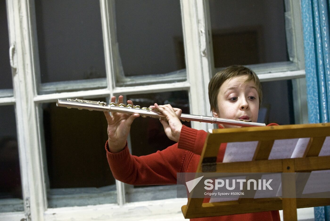 Classes at Gnesins children's music school