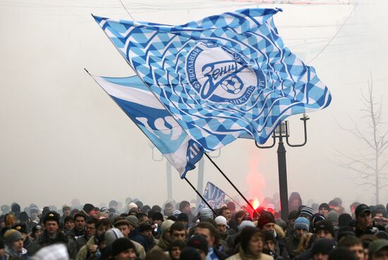 FC Zenit supporters