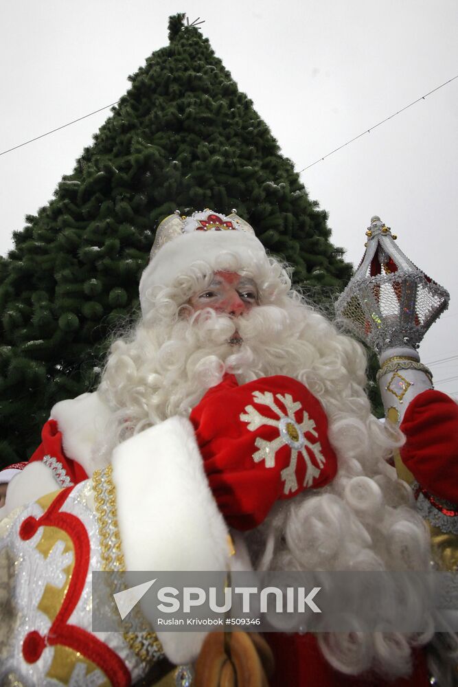 Father Frost celebrates his birthday