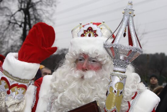 Father Frost celebrates his birthday