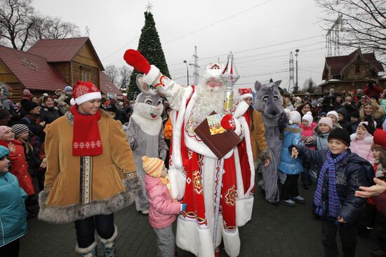 Father Frost celebrates his birthday