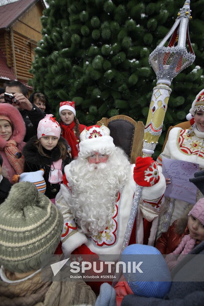 Father Frost celebrates his birthday