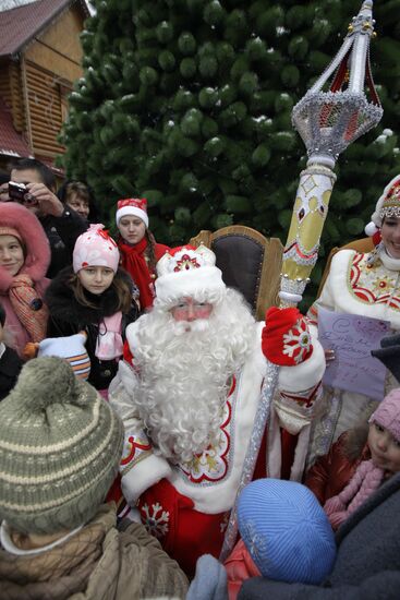 Father Frost celebrates his birthday