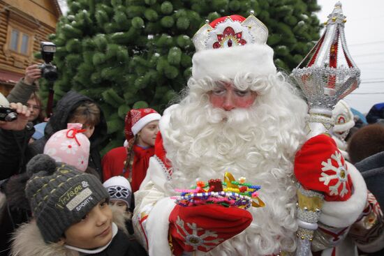 Father Frost celebrates his birthday