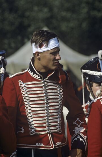 Participant in the "battle" on Borodino day