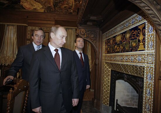 Dmitry Medvedev, Vladimir Putin at St. Petersburg House of Music