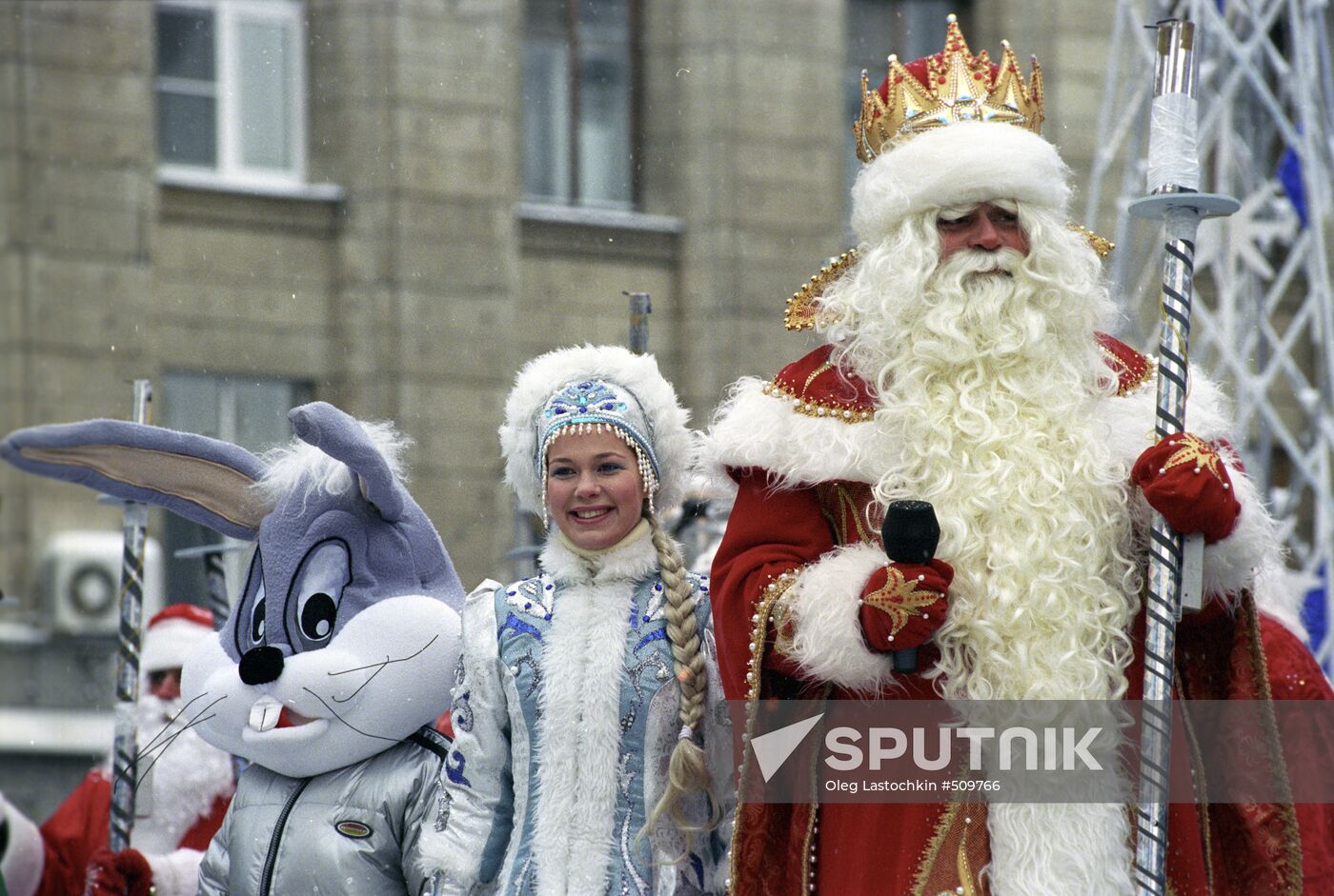 Grandfather Frost and Snow Maiden