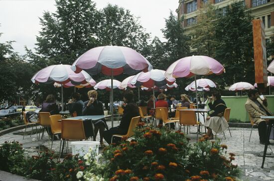 Summer cafe