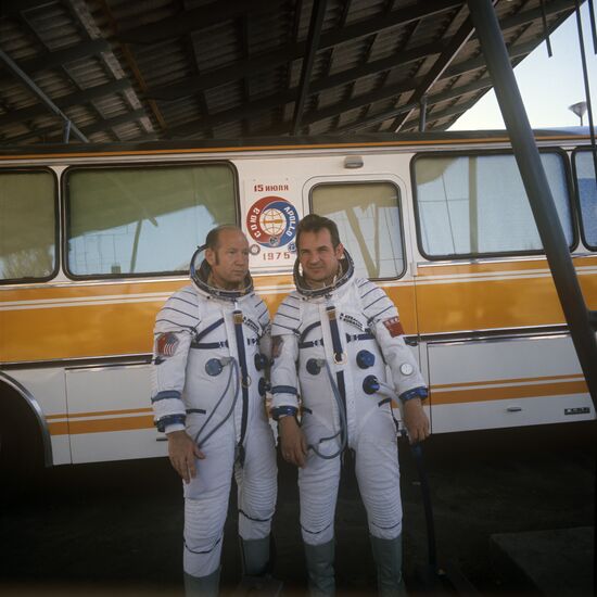 Alexei Leonov and Valery Kubasov