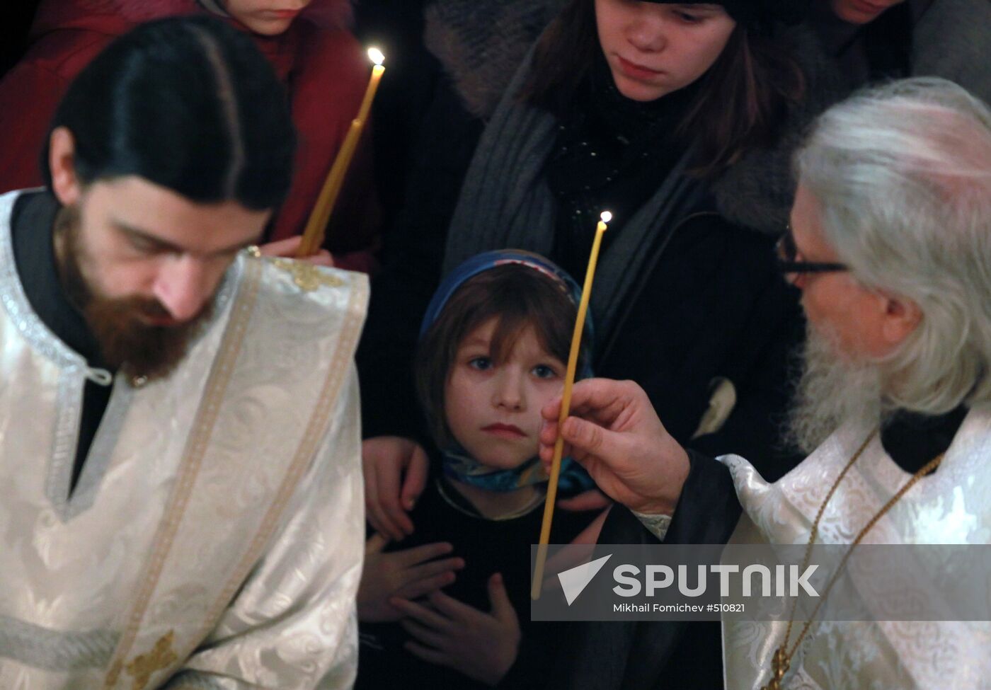 Funeral service for Priest Daniil