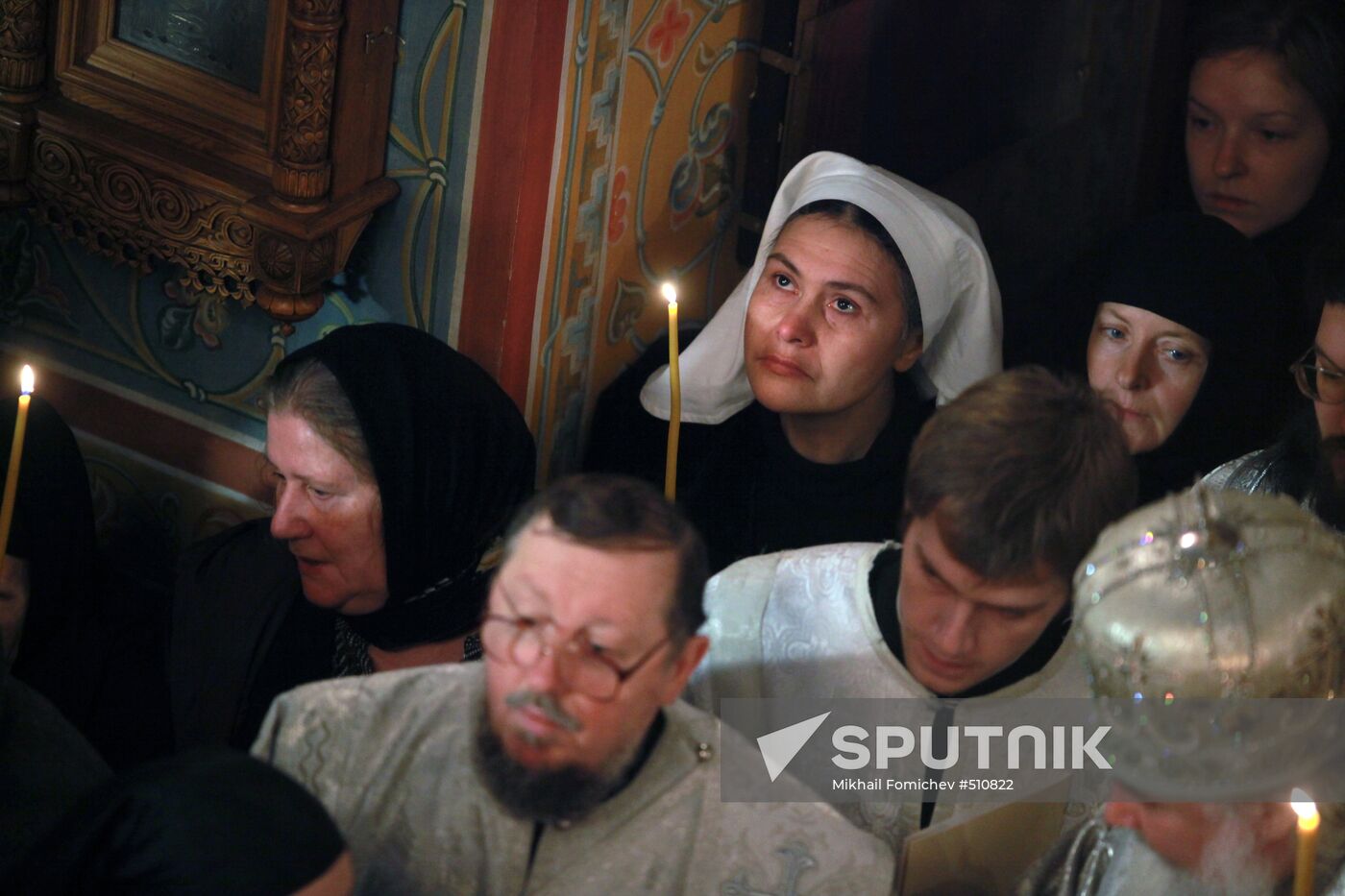 Funeral service for Priest Daniil