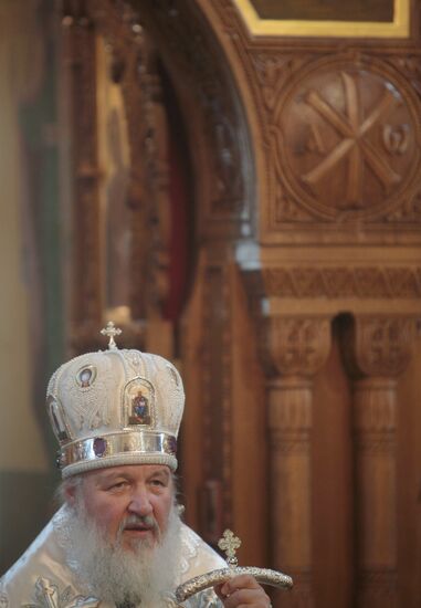 Funeral service for priest Daniil Sysoyev