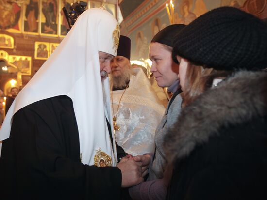 Funeral service for priest Daniil Sysoyev