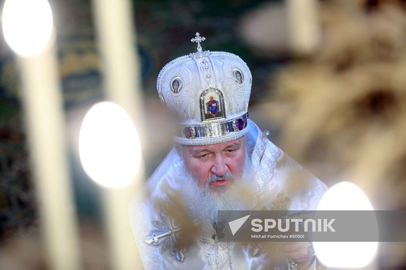 Funeral service for priest Daniil Sysoyev