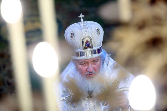 Funeral service for priest Daniil Sysoyev
