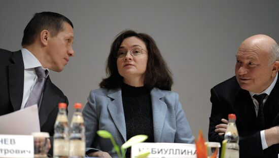 Yury Trutnev, Elvira Nabiullina, Yury Luzhkov