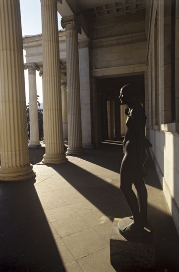 Museum colonnade
