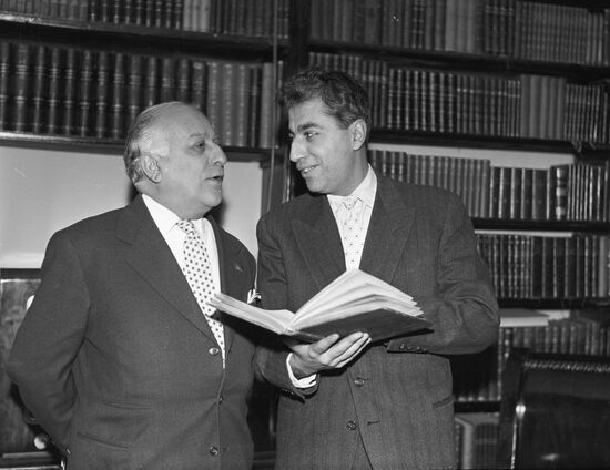 Ruben Simonov with his Son