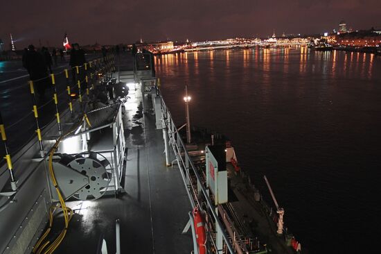 Mistral-class amphibious assault ship of the French Navy