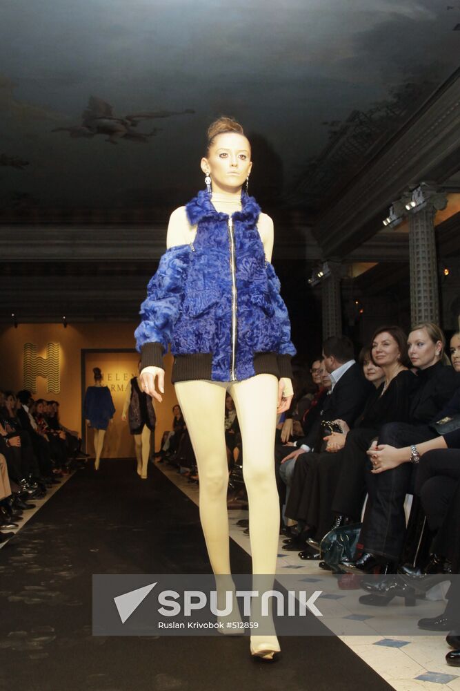 Helen Yarmak fur show