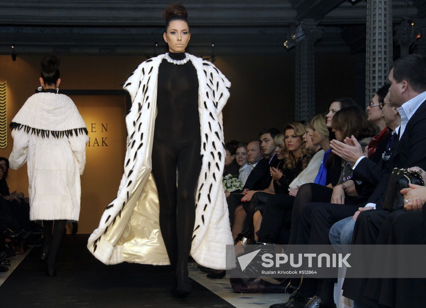 Helen Yarmak fur show