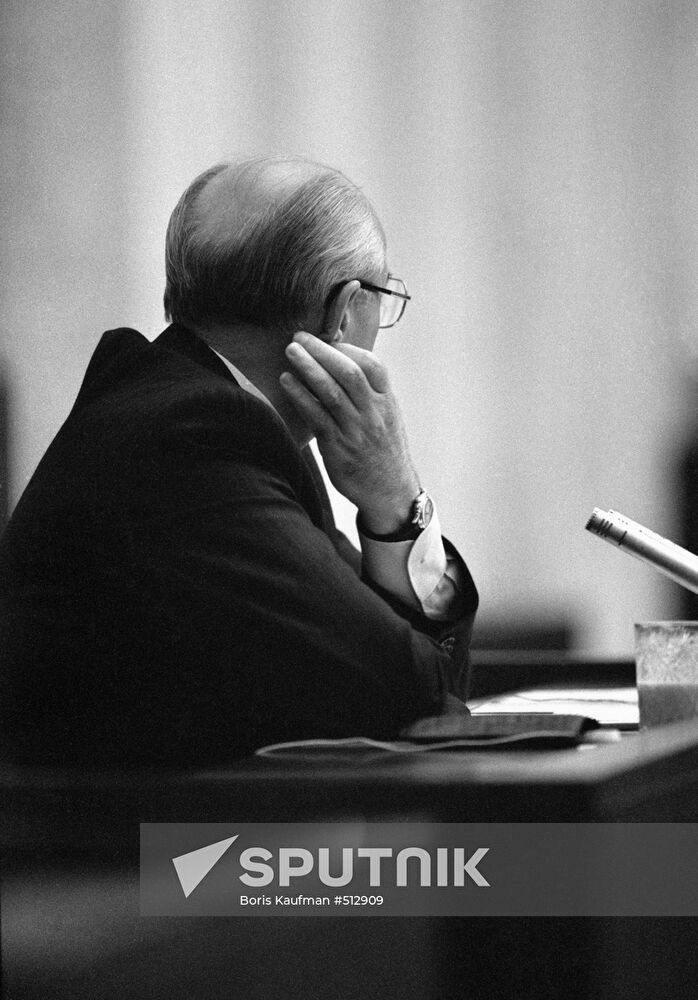 USSR President Mikhail Gorbachev
