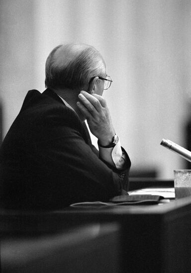USSR President Mikhail Gorbachev