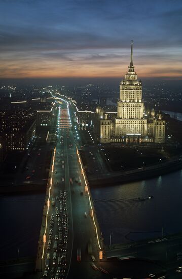 View of Kutuzovsky Avenue