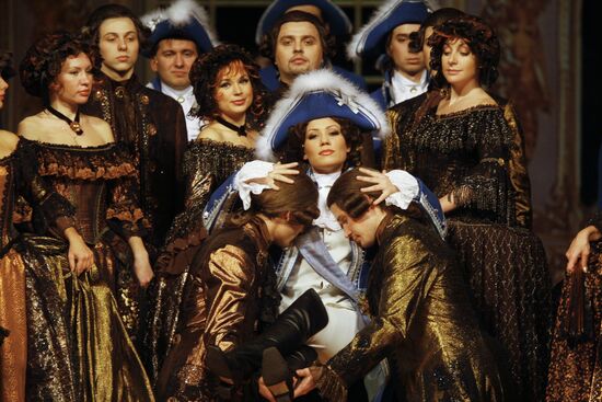 General rehearsal of David Tukhmanov's opera Tsarina