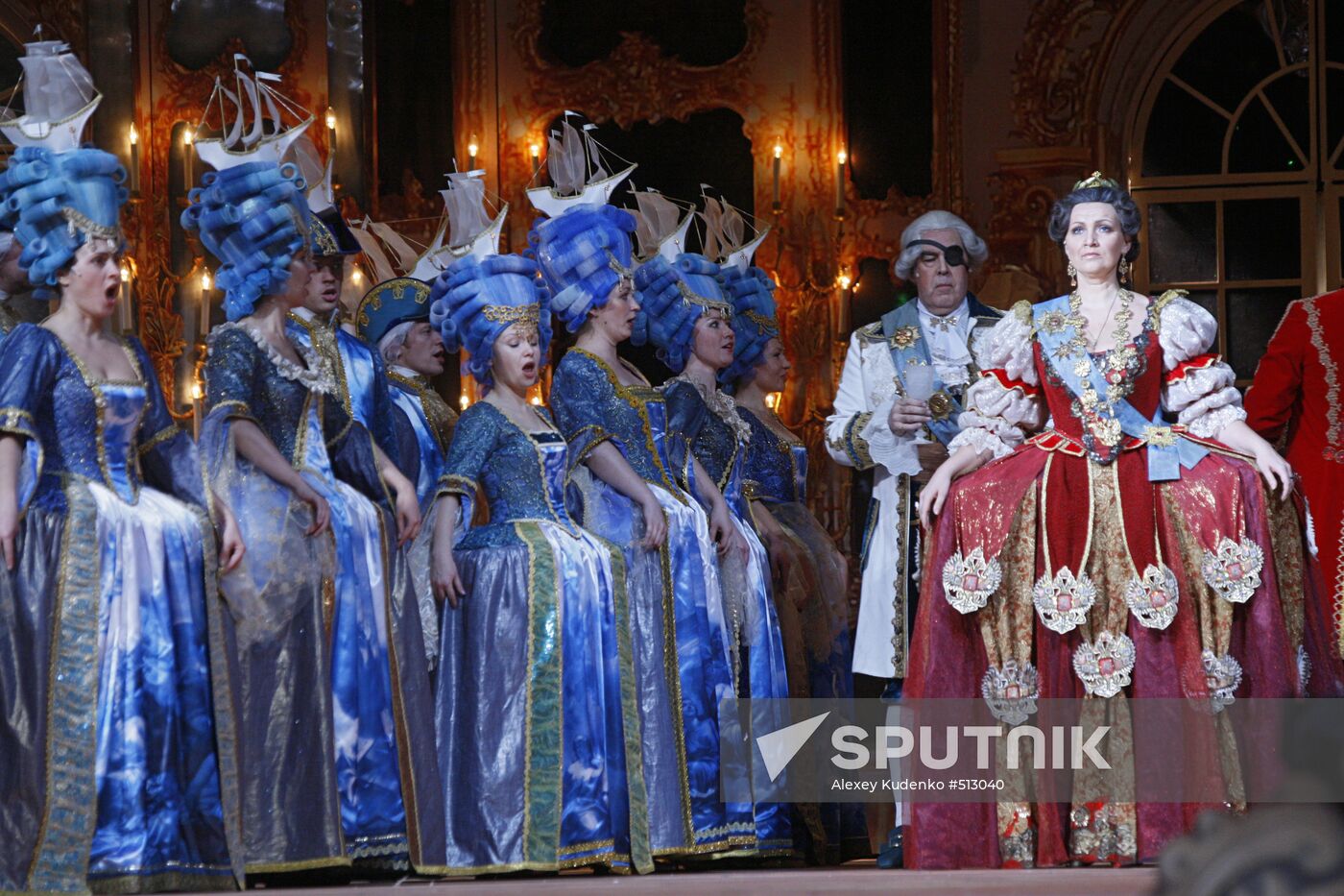 General rehearsal of David Tukhmanov's opera Tsarina