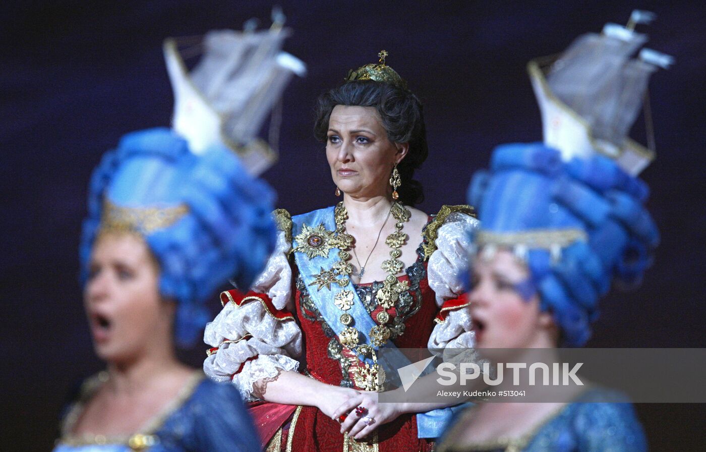 General rehearsal of David Tukhmanov's opera Tsarina
