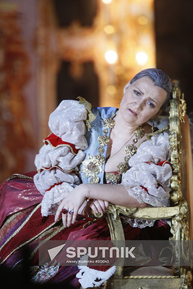 General rehearsal of David Tukhmanov's opera Tsarina