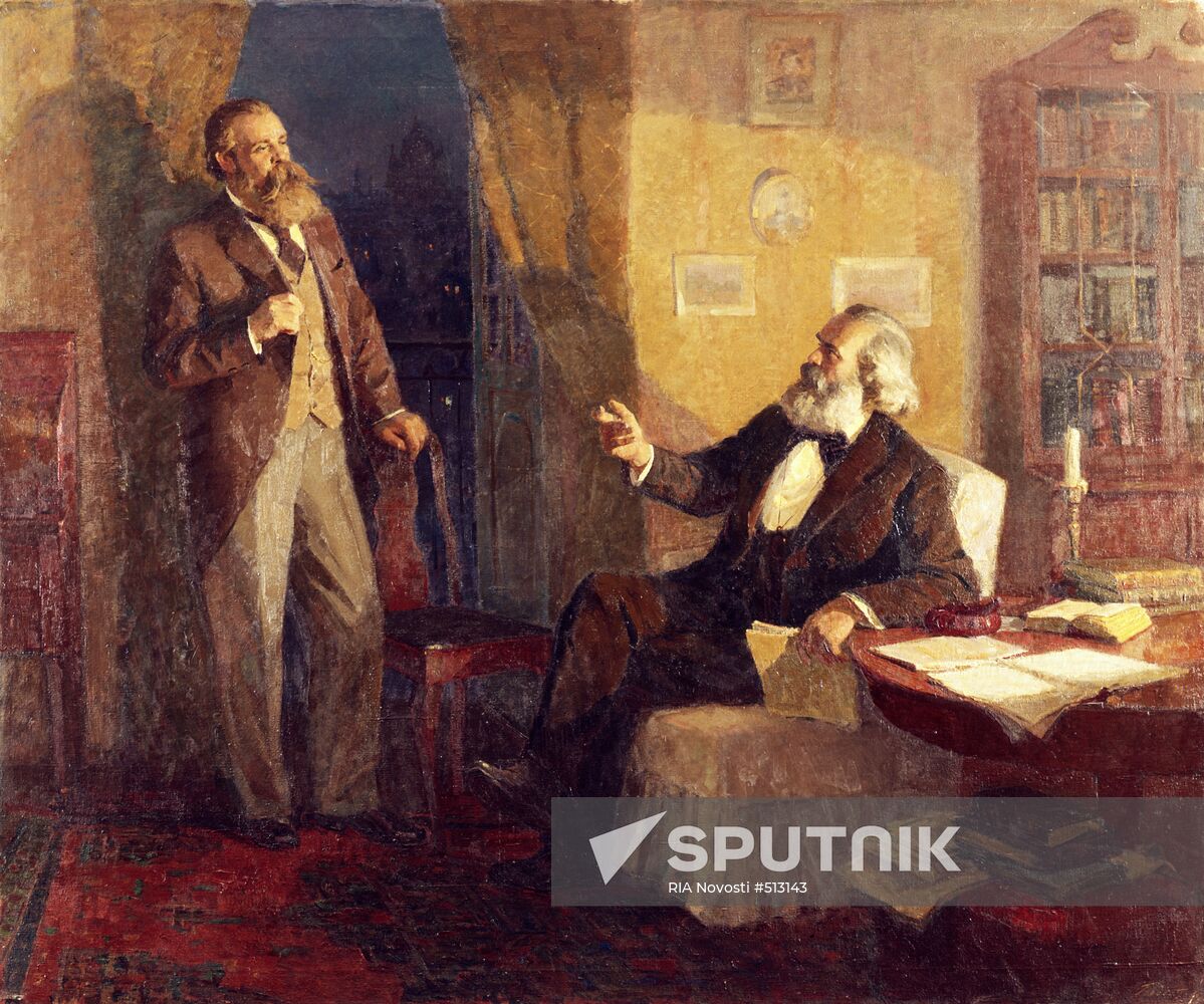 "Karl Marx and Friedrich Engels"