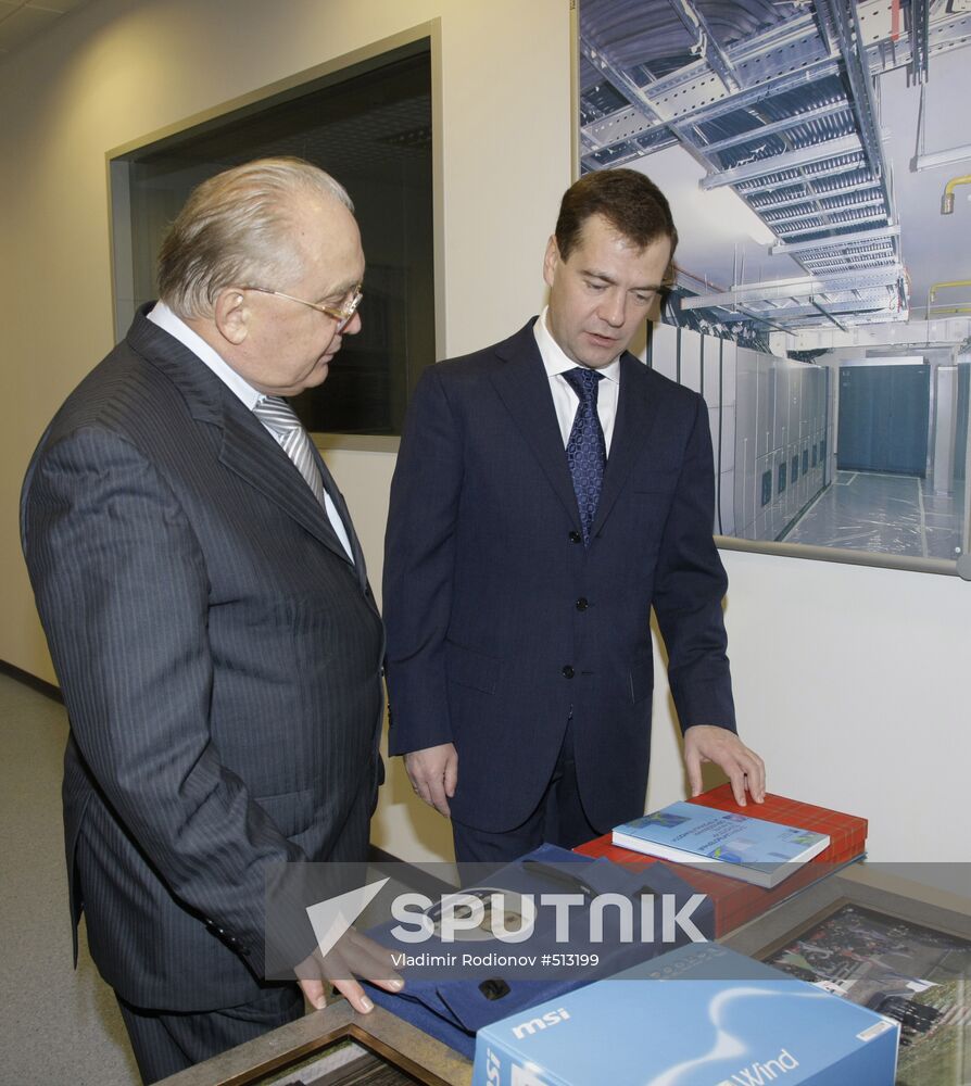 Dmitry Medvedev. Super-computer