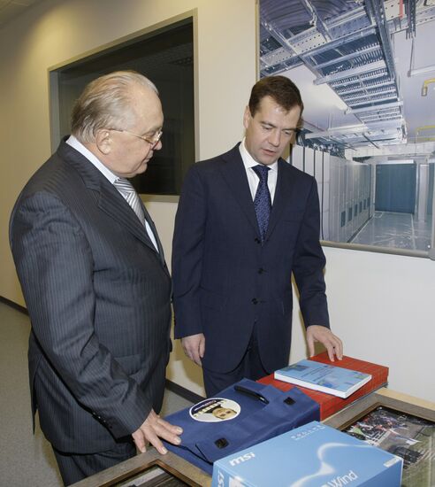 Dmitry Medvedev. Super-computer