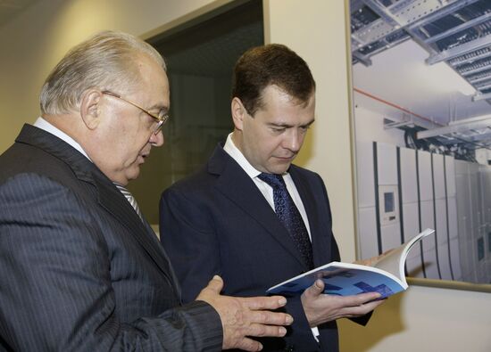 Dmitry Medvedev. Super-computer