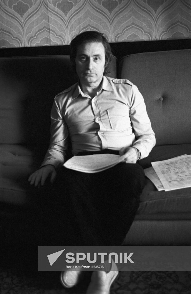 Russian composer Alfred Schnittke