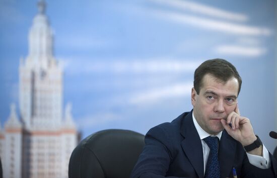 Dmitry Medvedev chairs meeting on Russia's economic advancement