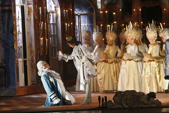 General rehearsal of David Tukhmanov's opera Tsarina