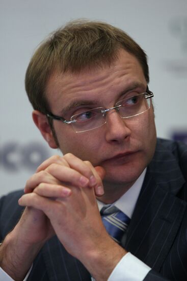 RTS Stock Exchange CEO Roman Goryunov