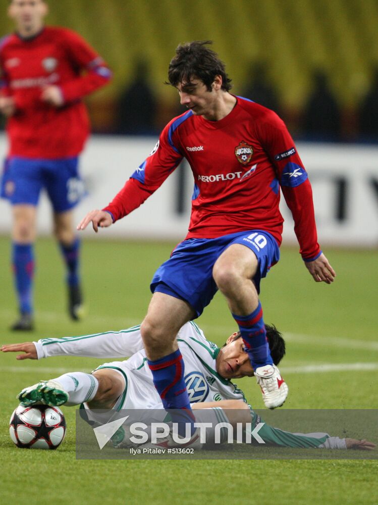 UEFA Champions League: CSKA Moscow vs. VfL Wolfsburg