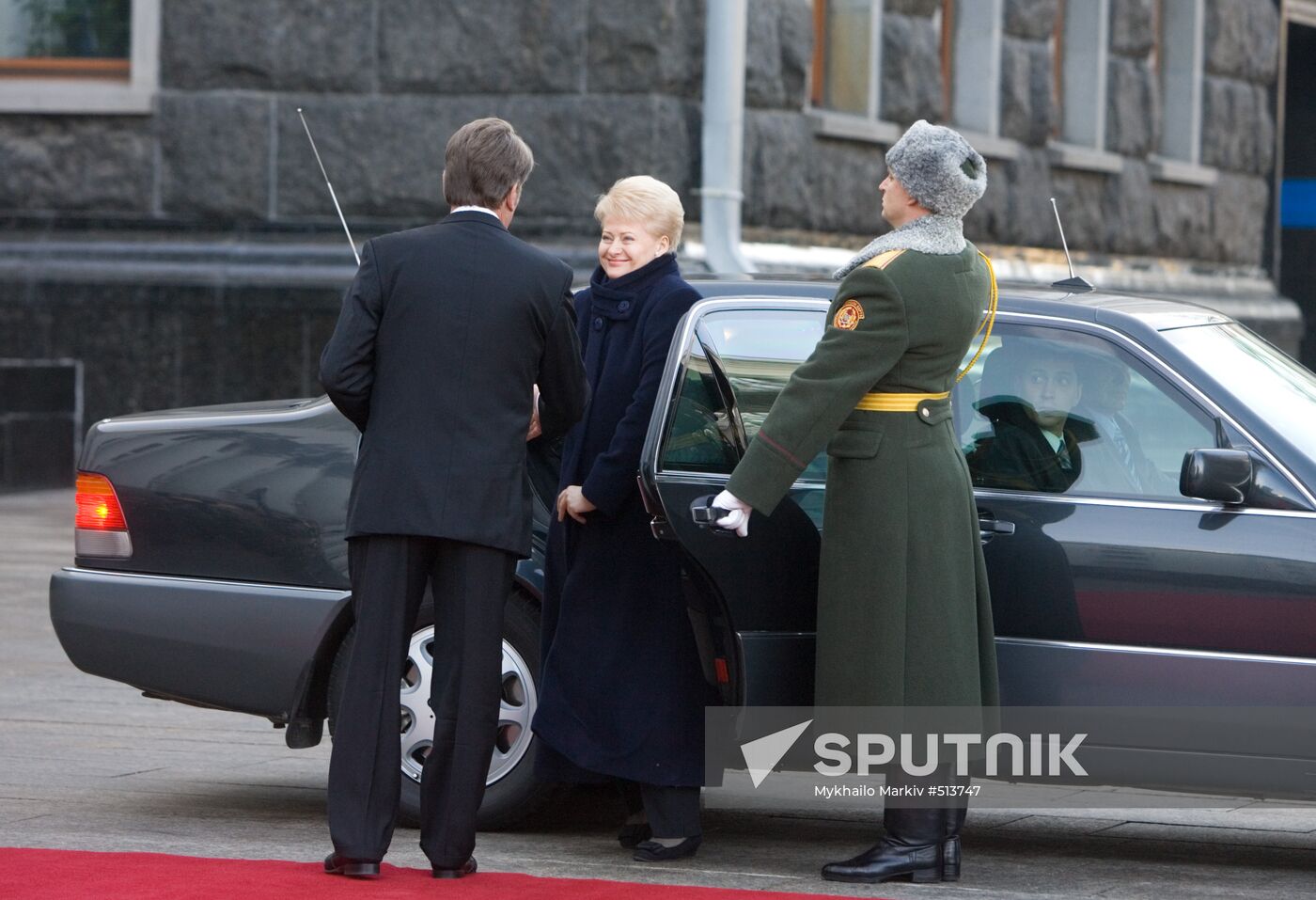 Lithuanian President Dalia Grybauskaite pays state visit to Kiev