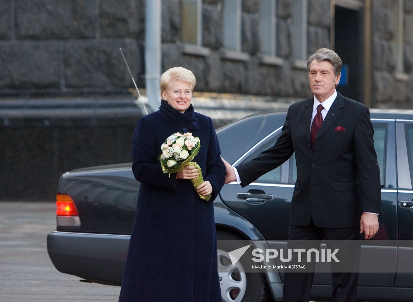 Lithuanian President Dalia Grybauskaite pays state visit to Kiev