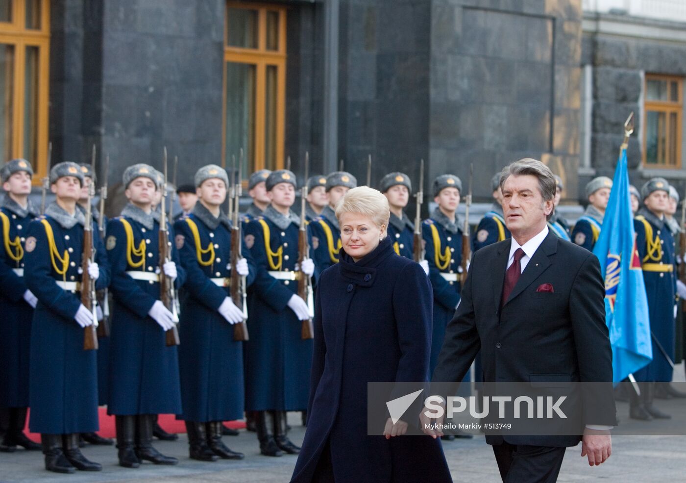 Lithuanian President Dalia Grybauskaite pays state visit to Kiev