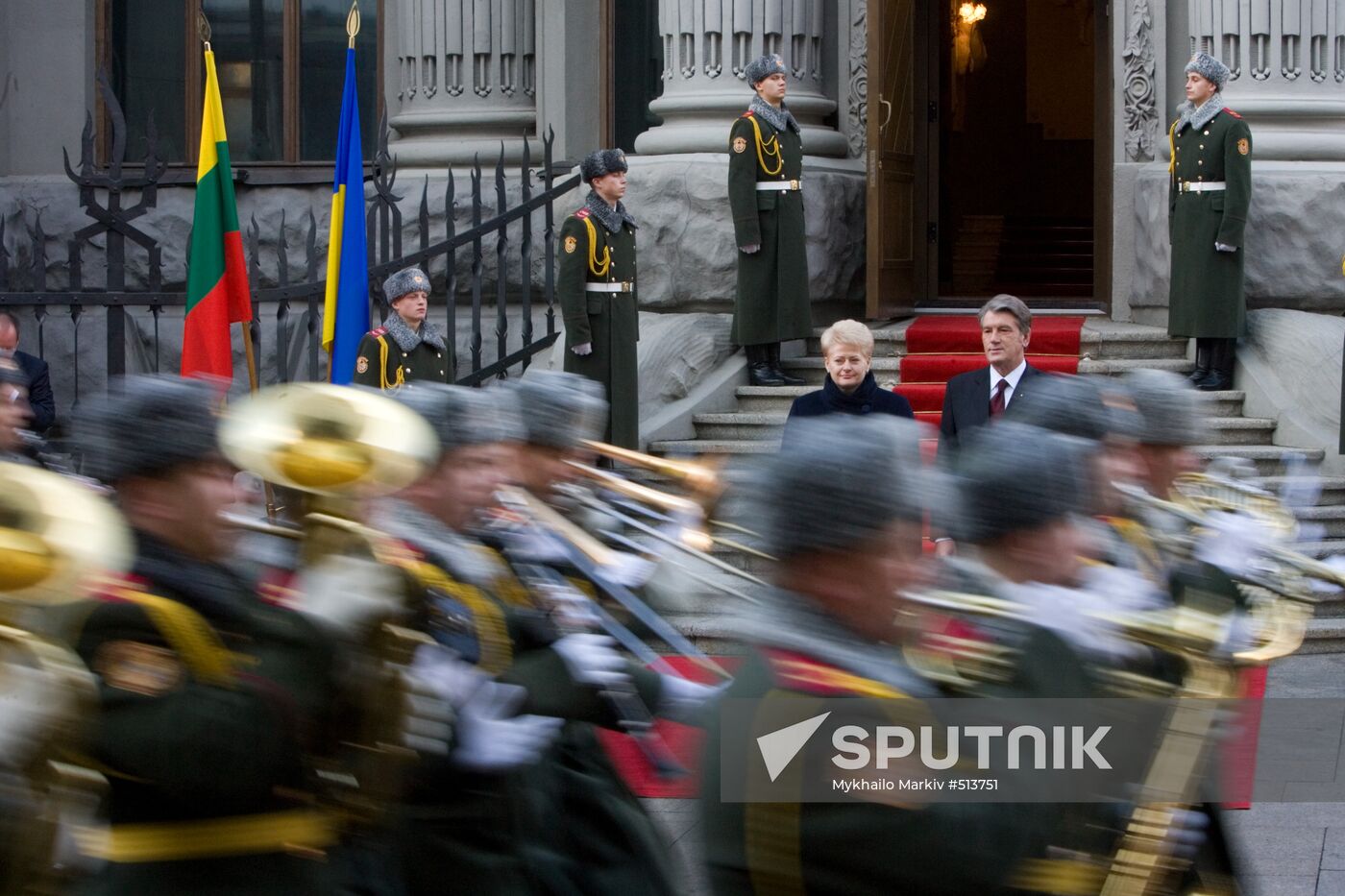 Lithuanian President Dalia Grybauskaite pays state visit to Kiev